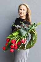 Śliczny wianek na grób.

