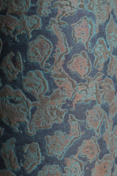 Clementino C, ceramiczny wazon, kolor miedziany