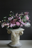 Pink Beauty Laos, kompozycja kwiatowa w naczyniu