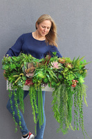 Dalila 1, kompozycja sukulenty do twojej donicy, wym.44x85x35cm