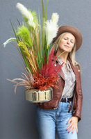 Felita Fall, jesienna kompozycja z trawami w donicy