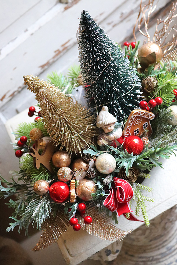 Gretana Blackino, stroik świąteczny LED