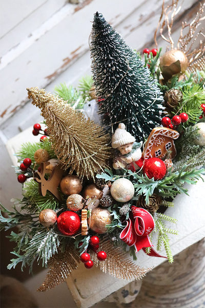 Gretana Blackino, stroik świąteczny LED