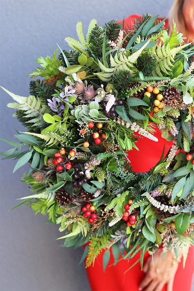 Leśne Runo 2, wianek dekoracyjny