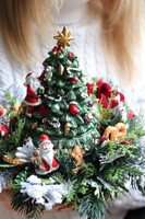 Rockin 'Round, świąteczny stroik z choinką