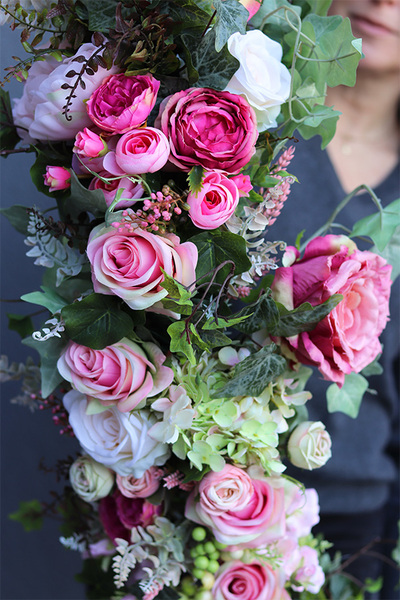 kwiatowa girlanda wiosenna Carmen 2, dł.180cm 