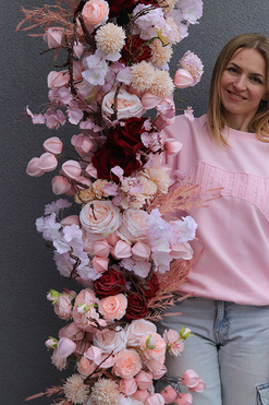 Primavera Redmi, kwiatowa girlanda dekoracyjna, dł.230cm
