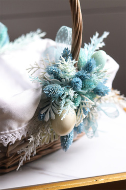 Medana 2, dekorowany koszyczek wielkanocny, wys.25cm  