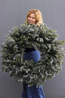 Leśna Droga, świąteczny wianek dekoracyjny, śr.100cm