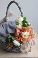  Berta, dekorowany koszyczek wielkanocny, wys.27cm