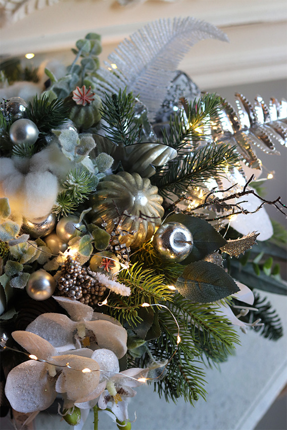 Glamour Winter, flowerbox świąteczny LED