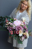 Pudris, nowoczesny bukiet nagrobny do położenia