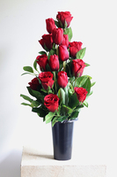 Lovely Red, bukiet nagrobny z różami