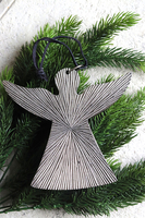 X-Mas zawieszka srebrny anioł A