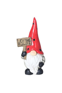 Garden Gnome, krasnal ogrodowy, czerwony, wys.45.5cm