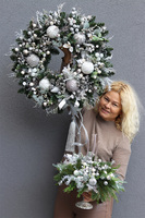 Silver Premium Ballet, stroik adwentowy w pucharze