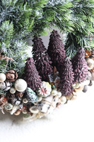 Brokatowy Las, komplet dekoracji świątecznych