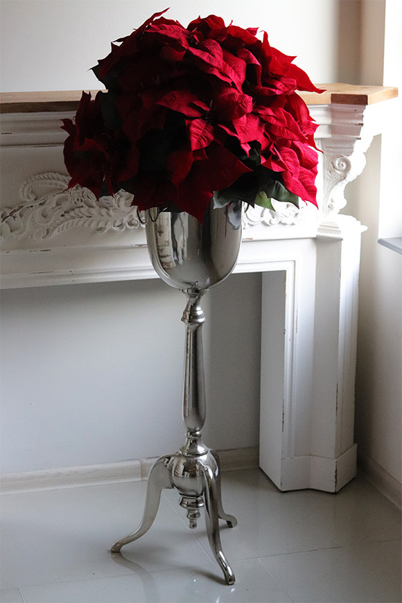 Gwiazda Betlejemska Deluxe, wysokiej jakości sztuczna roślina w coolerze