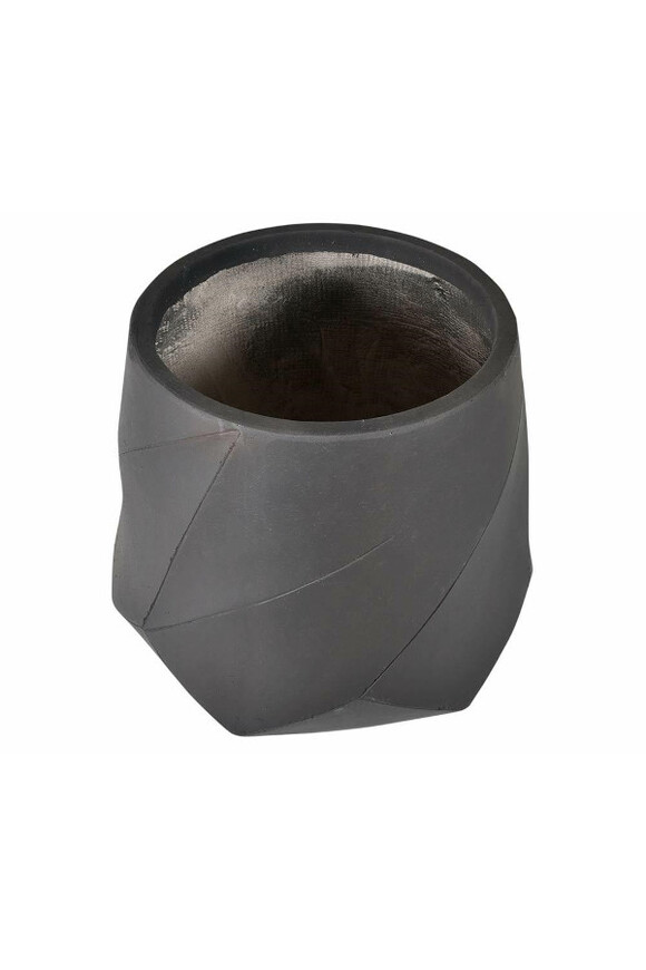 Modern Black 1A, wazon osłonka, czarna