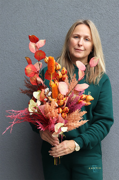 Autumn Decors, jesienny bukiet do wazonu, dł.80cm 