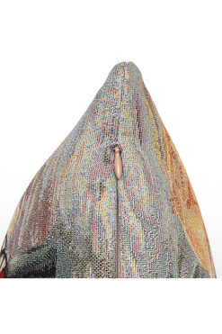 Przy Kościele A, świąteczna poszewka gobelinowa dwustronna, 45x45cm 