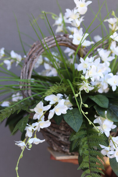 Serce Pattaya, kompozycja nagrobna z tajską orchideą