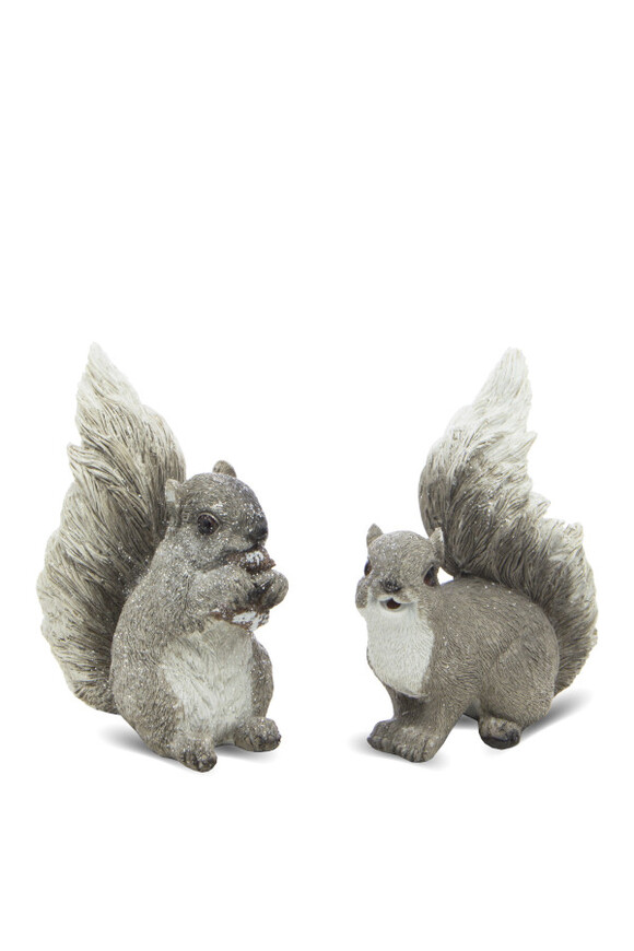 figurka ceramiczna Wiewiórki komplet 2 szt., wym.15x6.5x12cm