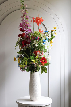 Morizon White, dekoracyjny bukiet w wazonie, wys.105cm