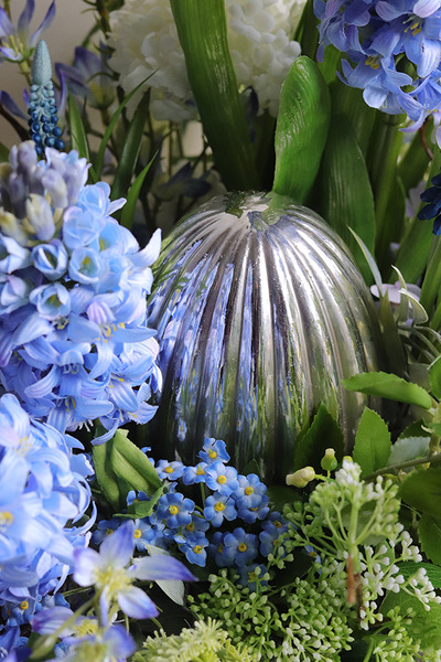 Bluemana, stroik wielkanocny z jajkiem