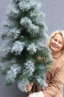 Silver Night, dekoracyjna choinka sztuczna w jucie