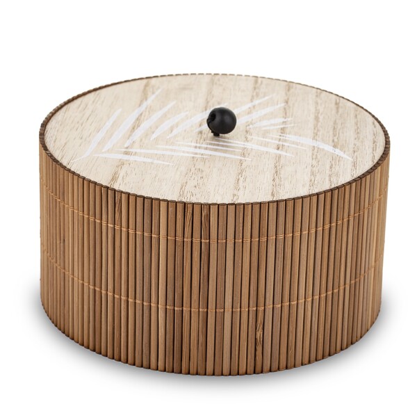 Bamboo A, bambusowy pojemnik, wym. 9x15x15cm