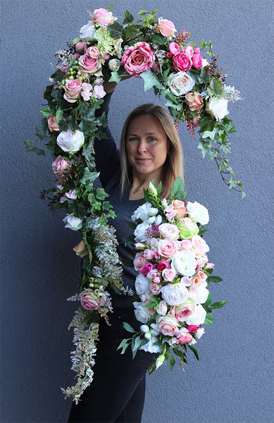 kwiatowa girlanda wiosenna Carmen 2, dł.180cm 