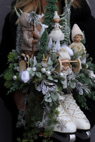 Rockefeller Center, świąteczny stroik w łyżwach