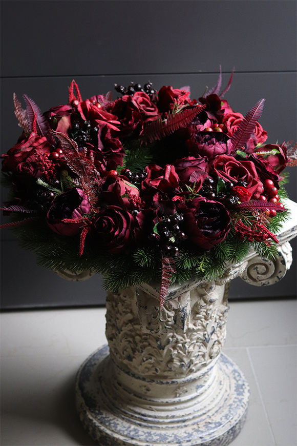 Bordonita, elegancki wieniec nagrobny