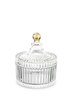 Palermo Crystal B, dekoracyjny pojemnik amfora, wym.12.5x10.5cm