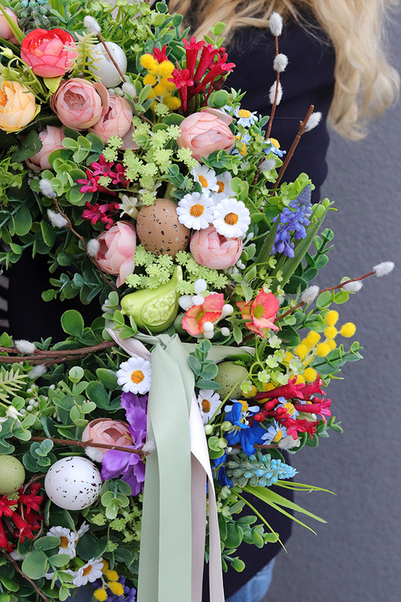 Merissa, wielkanocny wianek na drzwi