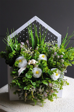 Koperto Spring, koperta kompozycja flowerbox, wym.29.5x30cm