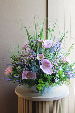 Laos Łąka Premiosa, kompozycja z traw i kwiatów, wys.50cm 