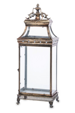 Oriental, duży lampion metalowy, wys.70cm