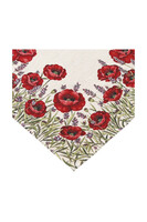 Maki i Lawenda, obrus gobelinowy serweta