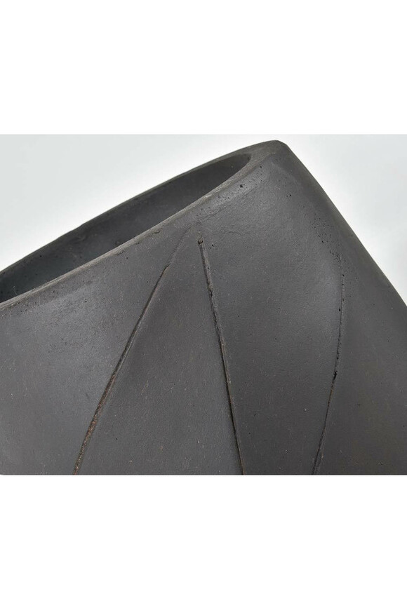 Modern Black 1A, wazon osłonka, czarna