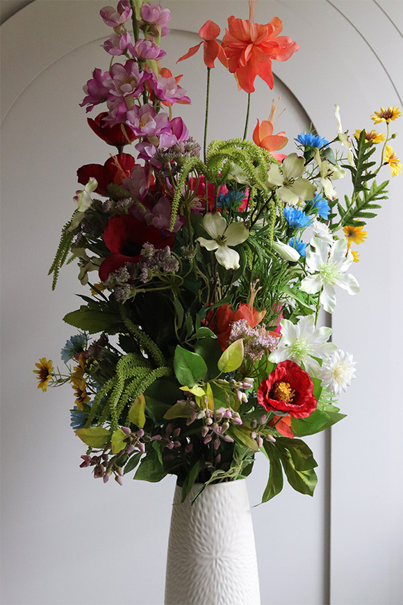 Morizon White, dekoracyjny bukiet w wazonie