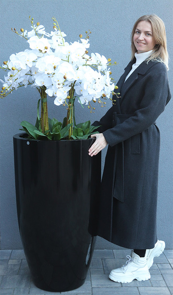 ogromny storczyk XXL Black Fiberglass, wys.170cm