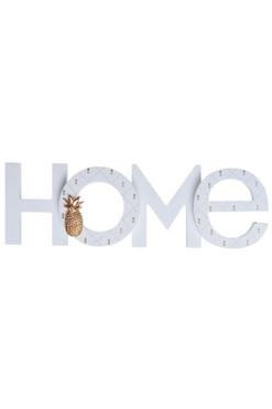 Home B, napis drewniany dekoracyjny, wym.11x35cm