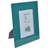 Enjoy Turquoise, szklana ramka na zdjęcia, wym.22x17cm