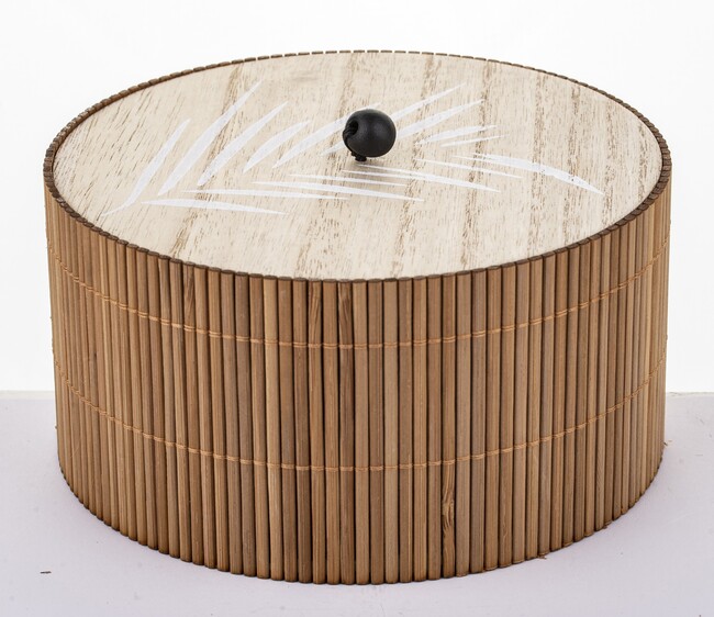 Bamboo A, bambusowy pojemnik, wym. 9x15x15cm