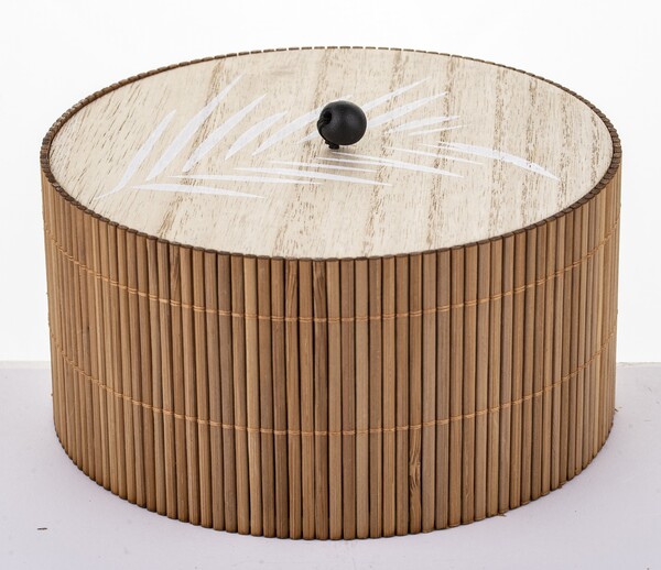 Bamboo A, bambusowy pojemnik, wym. 9x15x15cm