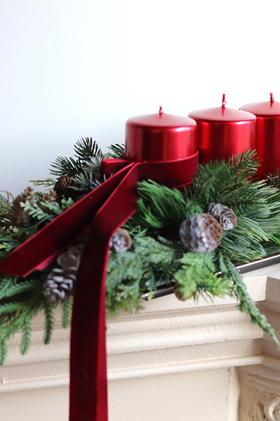 Carmen Christmas, adwentowy stroik na stół