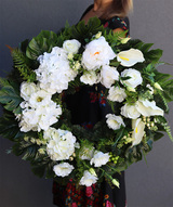 Reginna Biel, wieniec nagrobny, śr.72cm