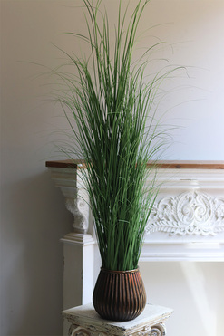 Greenland Copper, sztuczna trawa w miedzianej donicy, wys.135cm 